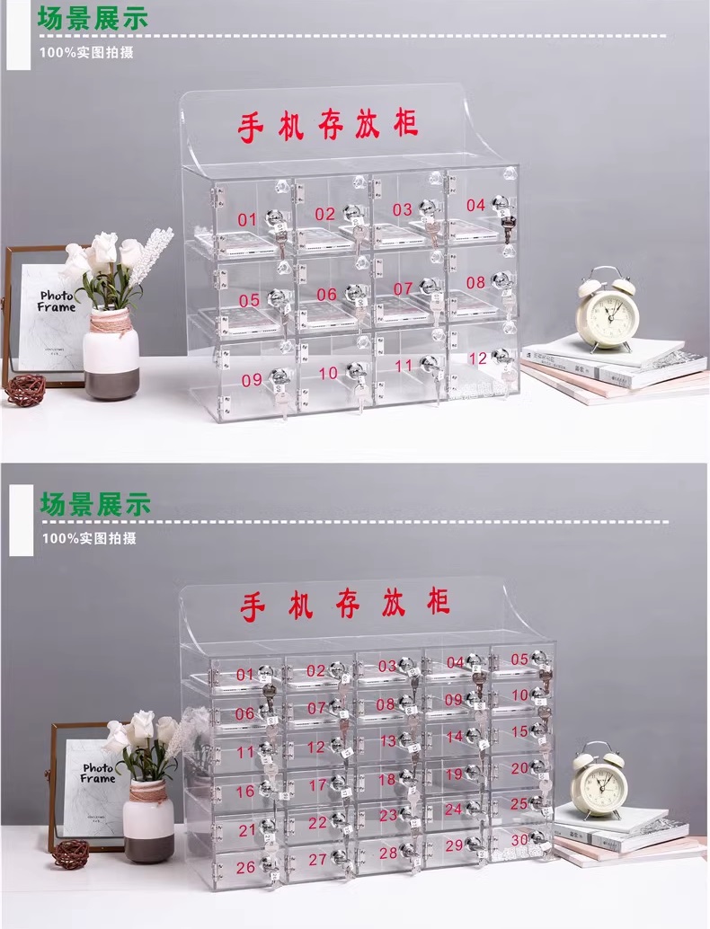 Tủ Locker 15 NLK15TH Ngăn Đựng Linh Kiện, Tủ locker nhựa acrylic